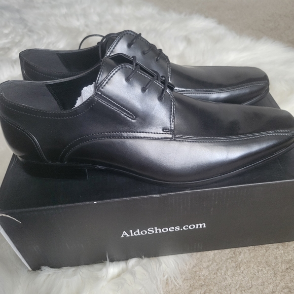 Aldo men\'s shoes, size 14, black main image 4